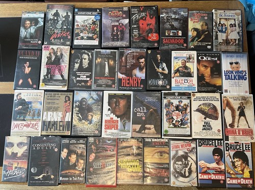 Vintage vhs lot 80s - vintage,