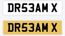 DREAM X Private number plate