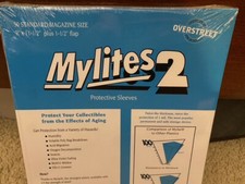 50 Mylites 2 Mil Mylar 9 x