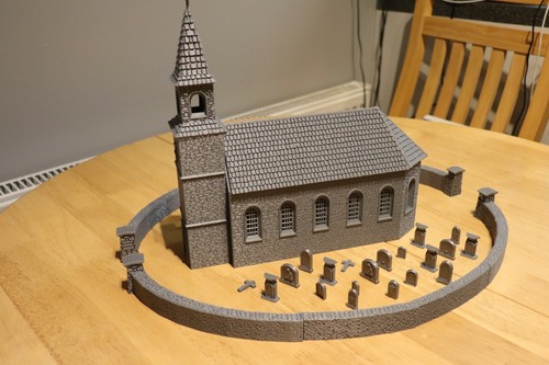 Plancenoit church detailed - church,