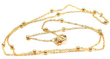 9CT GOLD CHAIN 16" FLAT TRACE