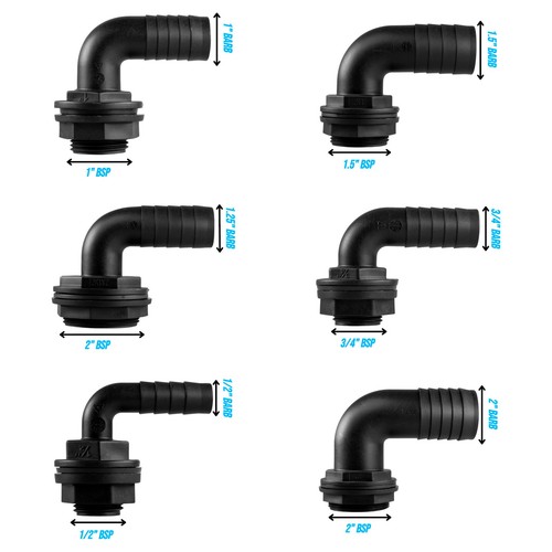 Water tank connector adapter - water,