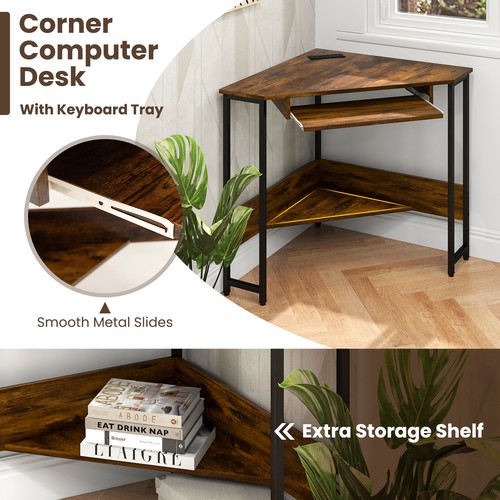 Triangle corner desk small - triangle,