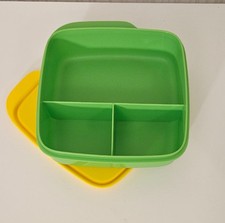 Tupperware Eco+ Break Box 550ml Lunch Box Lunch Box Clever Break Green Yellow