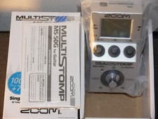 Zoom MS50G MultiStomp Multi-Effects Guitar Effect Pedal - Silver - Boxed