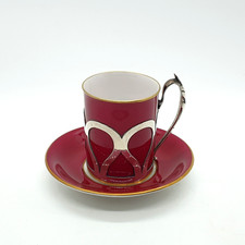Aynsley Red Porcelain Cup &