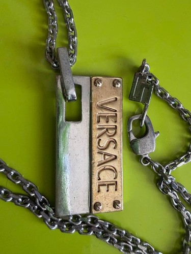 Versace necklace pendant logo - necklace,