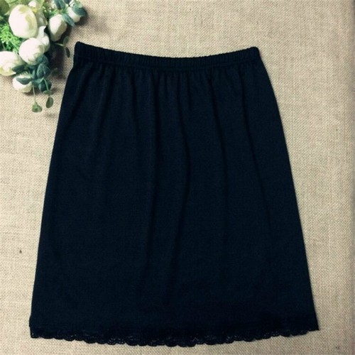 Women safety skirt half - half, slip