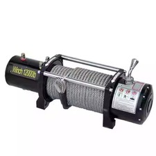 Electric Winch 12V Trailer Off-Road Vehicle Portable Mini Crane Winch Machine