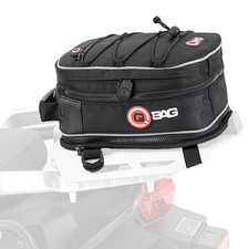 QBag Motorbike Motorcycle Rear Bag Luggage Dakar Rearbag - Black