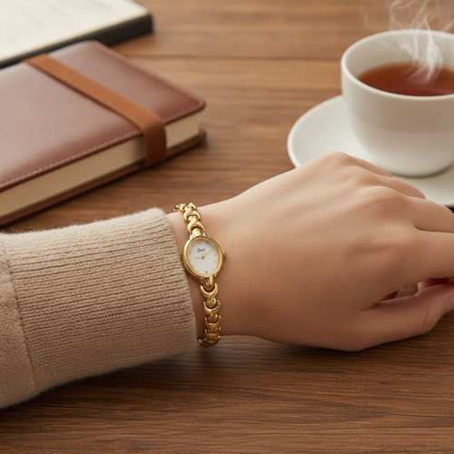 Vintage women gold plated - gold,