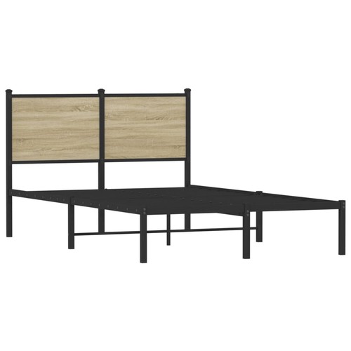 Metal bed frame - with, headboard
