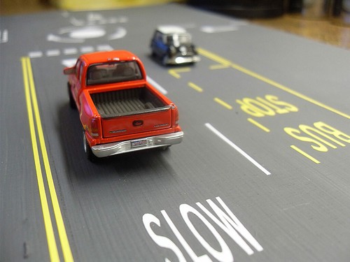 Self adhesive pre cut - pre-cut, road