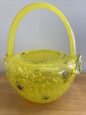 Murano Style  Vibrant Yellow