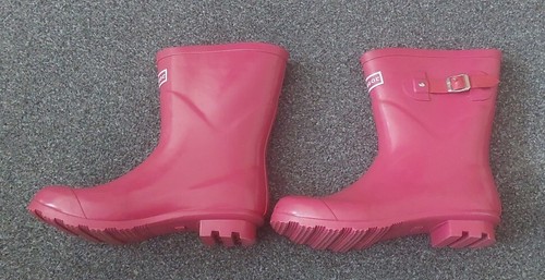 Pink rain boots new not - rain, used