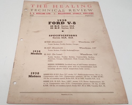 1938 ford healing - 1938,