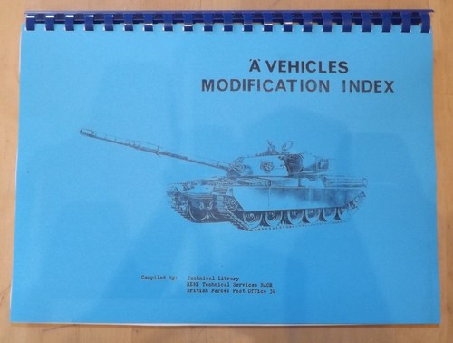 Vehicles modification index - a,