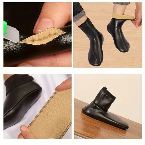 Leather socks for - for, and
