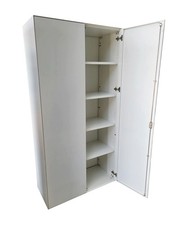 Large White Double Door Metal