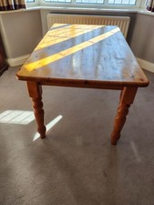 Sturdy pine kitchen table 35 years old