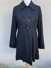 M&S Limited Collection BLACK LACE COAT GOTHIC STEAMPUNK 14 Gothic Victorian