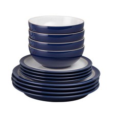 Elements Dark Blue Dinner Set