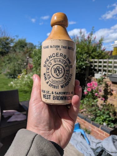 Ginger beer bottle spencers - ginger,