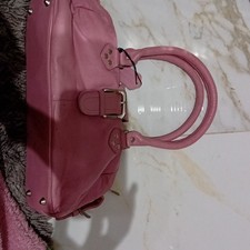 Pink Leather Vintage Casa Di Borse Handbag Made In Italy Excellent Condition