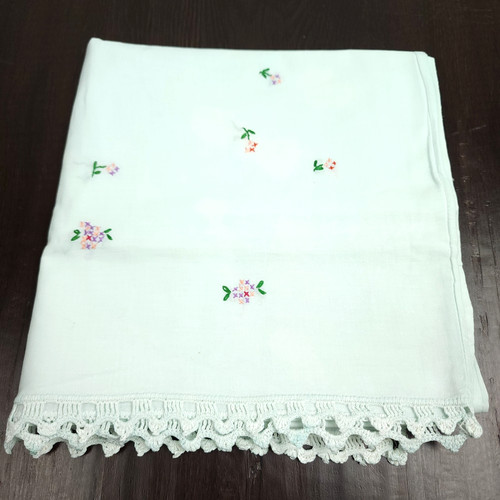 Vintage embroidered pillowcase - vintage,