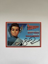 Thunderbirds TV Series Shane Rimmer Scott Tracy 2001 A3 Auto Card