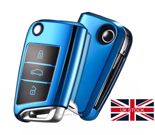 Blue key cover for polo - cover,