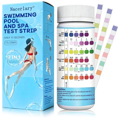 Hot tub test strips - 7-in-1,