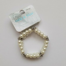 Odile And Fleur Cream Beaded