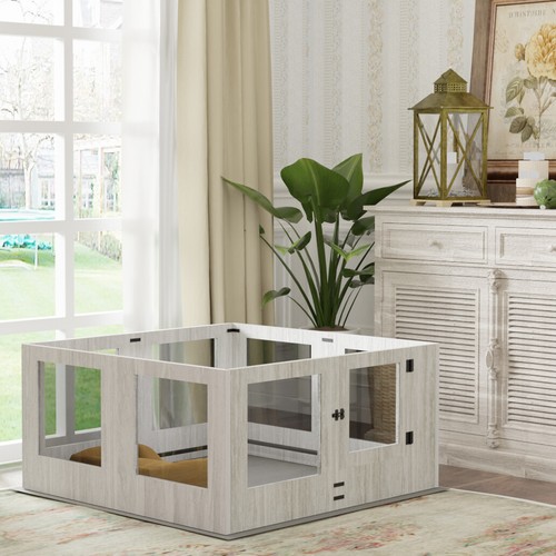 Thicken tempered glass dog - glass,