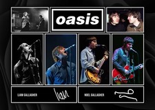 Liam & Noel Gallagher Signed