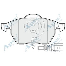 Brake pads set - set, vw
