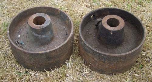 Cast iron wheels pulleys - cast,
