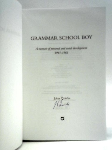 Grammar school boy john - school,