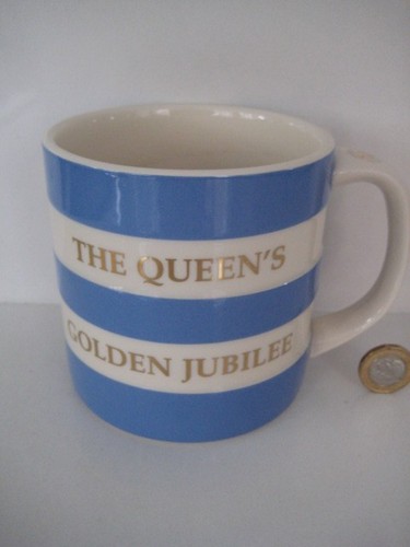 Cornishware large mug original - cornishware,
