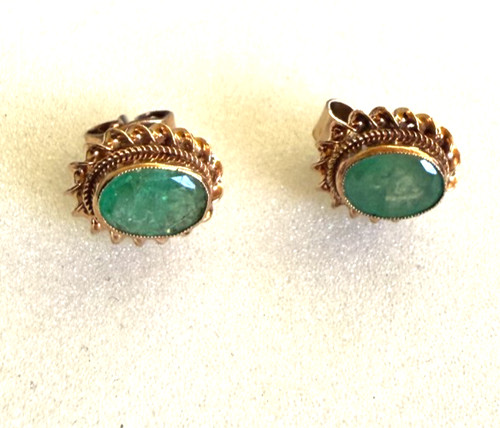 Gold natural emerald - ,