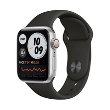 Apple Watch SE 1st Gen Nike (GPS, 40mm) Silver Aluminium Case + Black Band