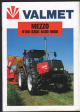 VALMET MEZZO 6100, 6300, 6400, 6600 Tractor Brochure Leaflet