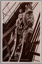 Figurehead H.M.S. Victory Ship Postcard