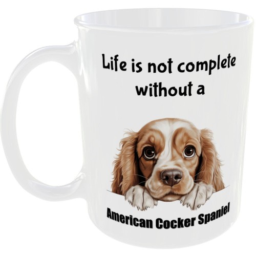 American cocker spaniel mug - spaniel,