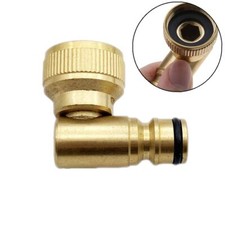 3/4" BSPF Brass Swivel Elbow Water Fed Pole Hose Reel Window Cleaning