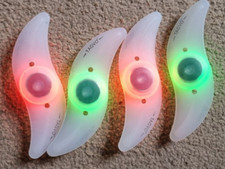 TAGVO 4pcs Bike Spoke Light(Red x2 +Green x2) Bright LED Flashing