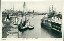 Glasson Dock from The Locks Real Photo Friths GNDK3