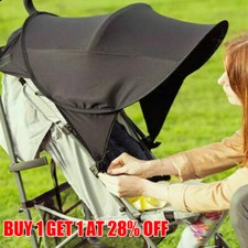 Black Universal Baby Child Pushchair Stroller Pram Buggy Sun Shade Canopy Covers