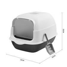 LARGE CAT LITTER TRAY HOODED