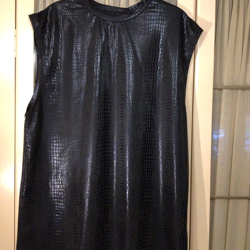 Mens black shiny croc - mens,